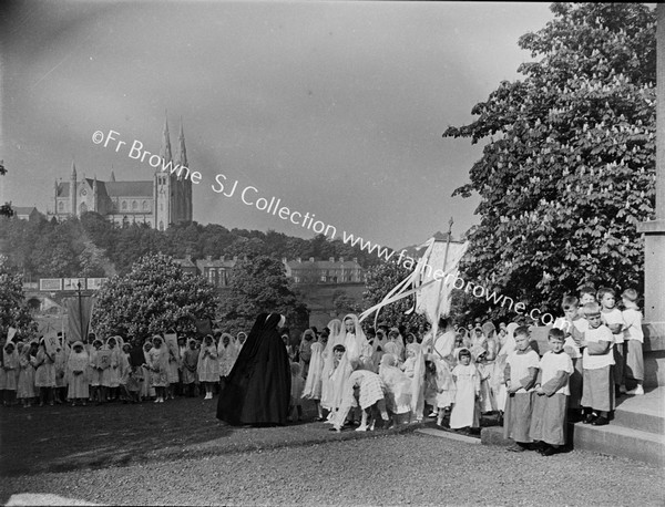 CORPUS PROCESSION AT S.HEART COURT CARDINAL CARRIN BL.SACRAMENT